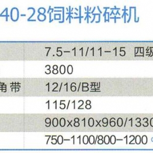 9FQ40-20A/40-28飼料粉碎機